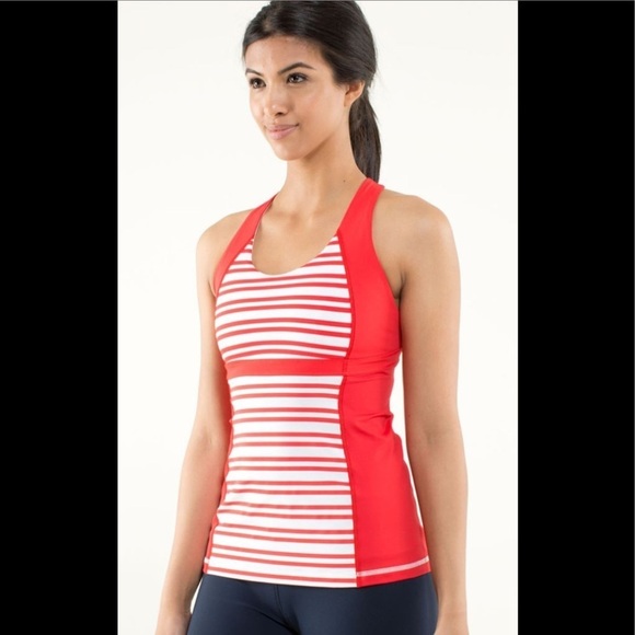 Lululemon Run:Fast Track Tank Twin Stripe L. - Picture 13 of 14